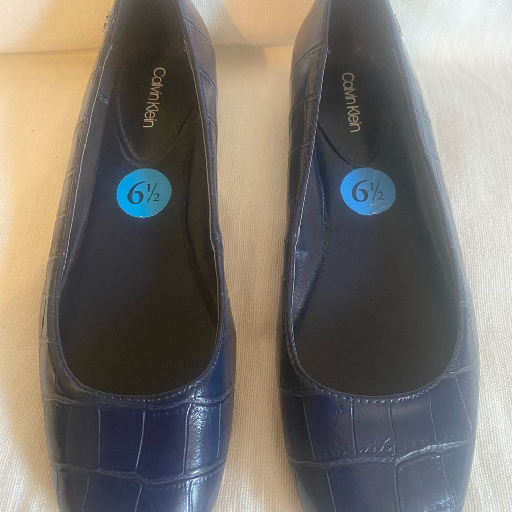 Calvin Klein Women's Dark Blue Loafers